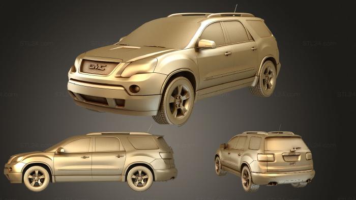 Автомобили и транспорт (GMC Acadia 2011, CARS_1727) 3D модель для ЧПУ станка
